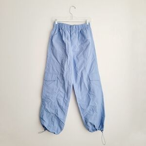 WILO THE LABEL by Anthropologie Light Blue Oversize Cargo Pants